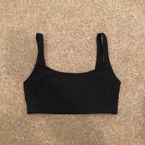 Black Sports Bra